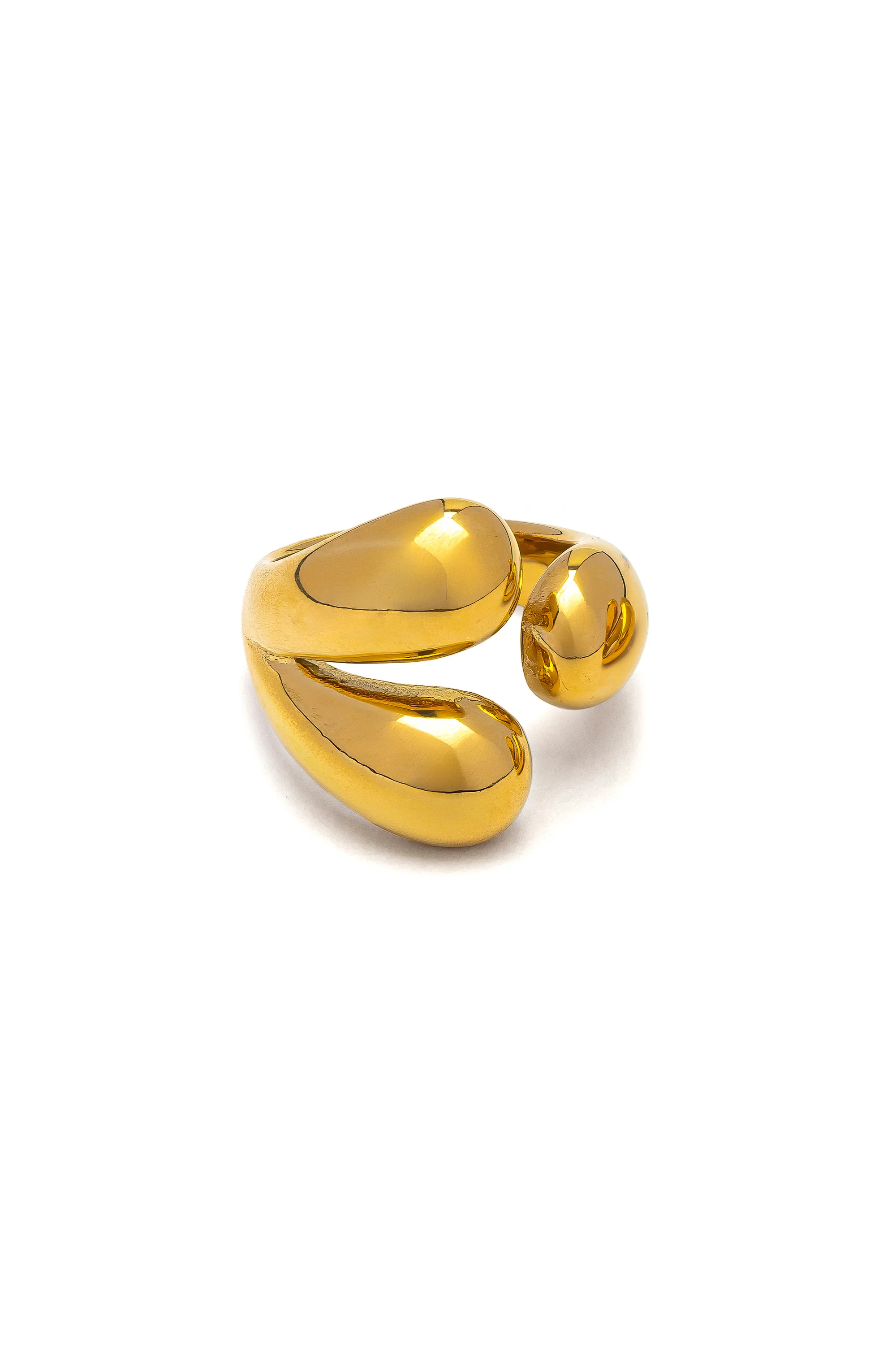 ANELLO BOMBATO 3 GOCCE