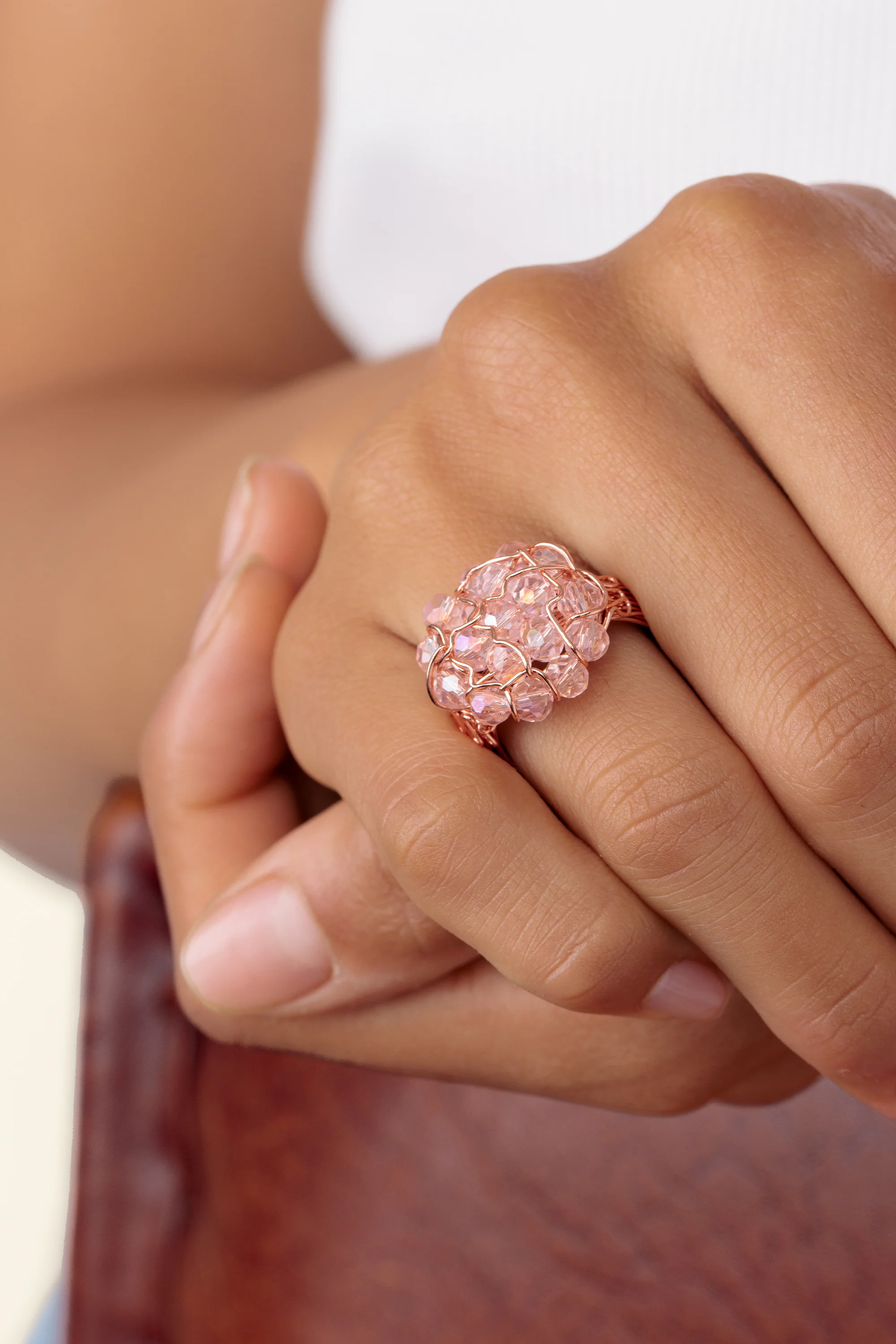 ANELLO FIORE CRISTALLI - Image 4
