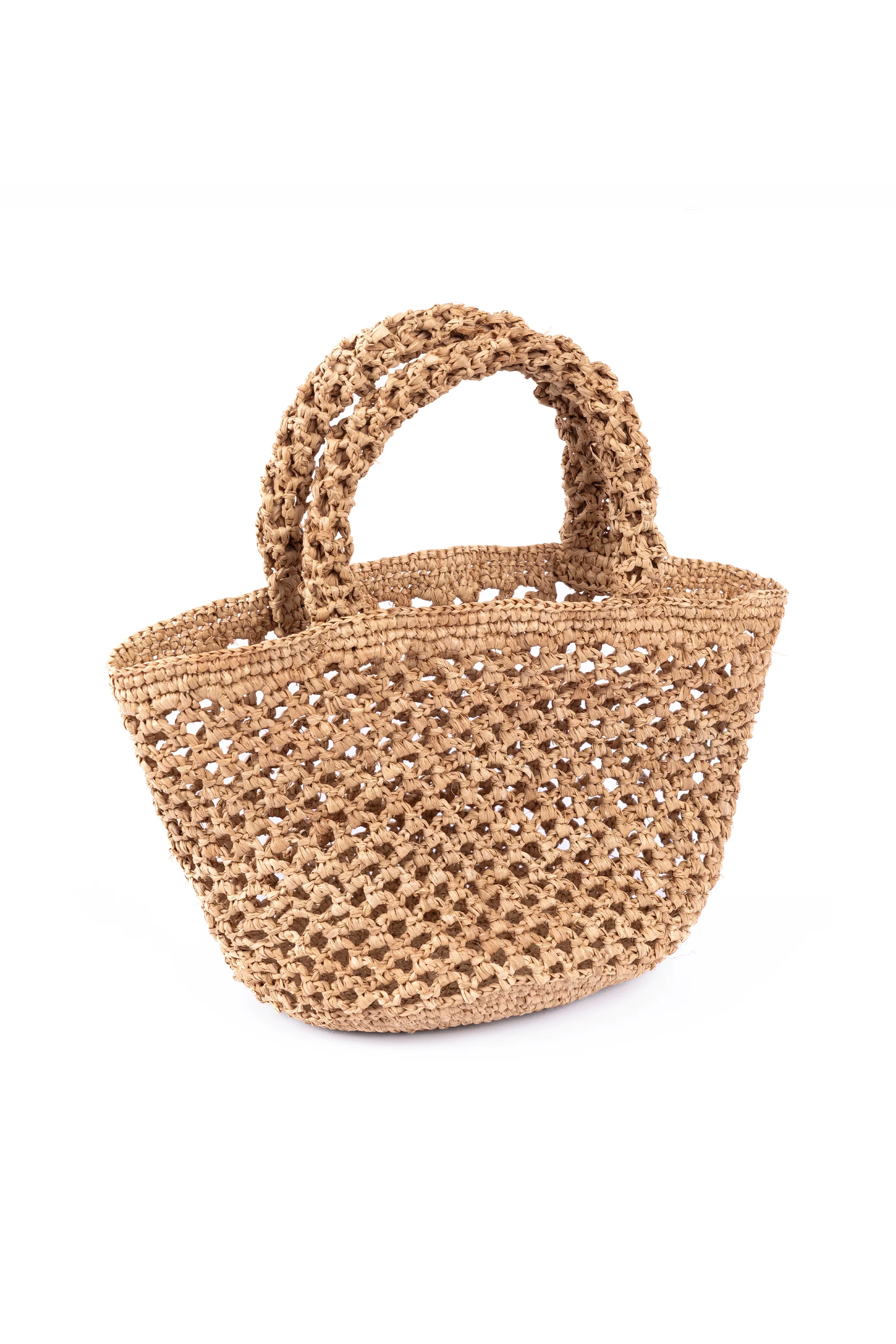 BORSA RAFIA TRAFORATA
