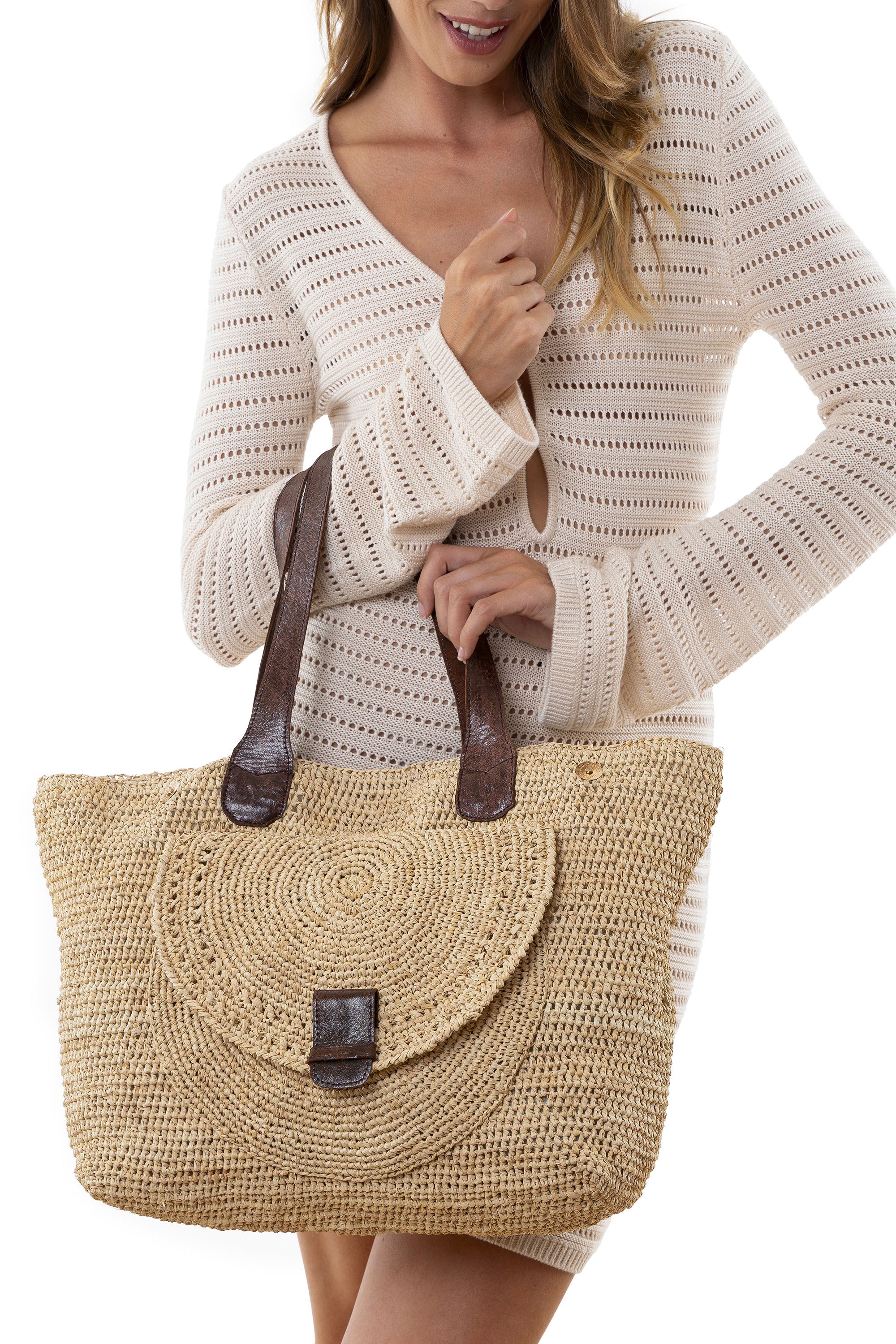 BORSA RAFIA TRAPEZIO - Image 2