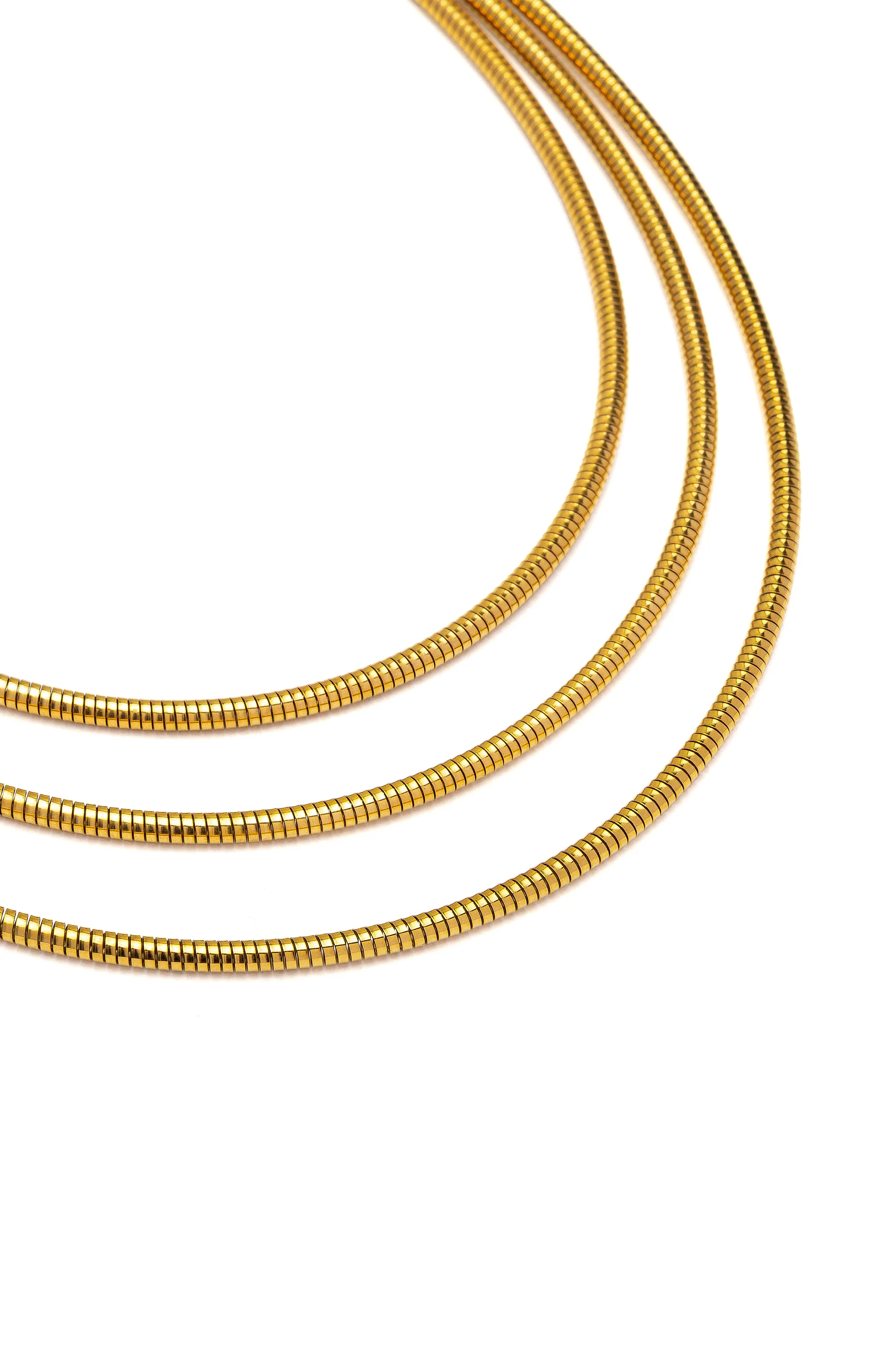 COLLANA 3 CATENE SNAKE - Image 3