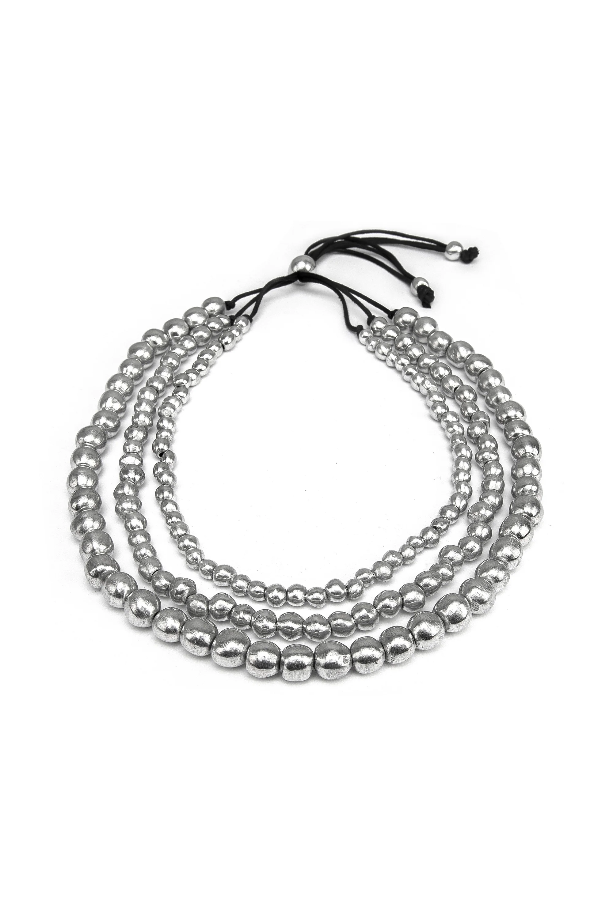 COLLANA 3 FILI SFERE