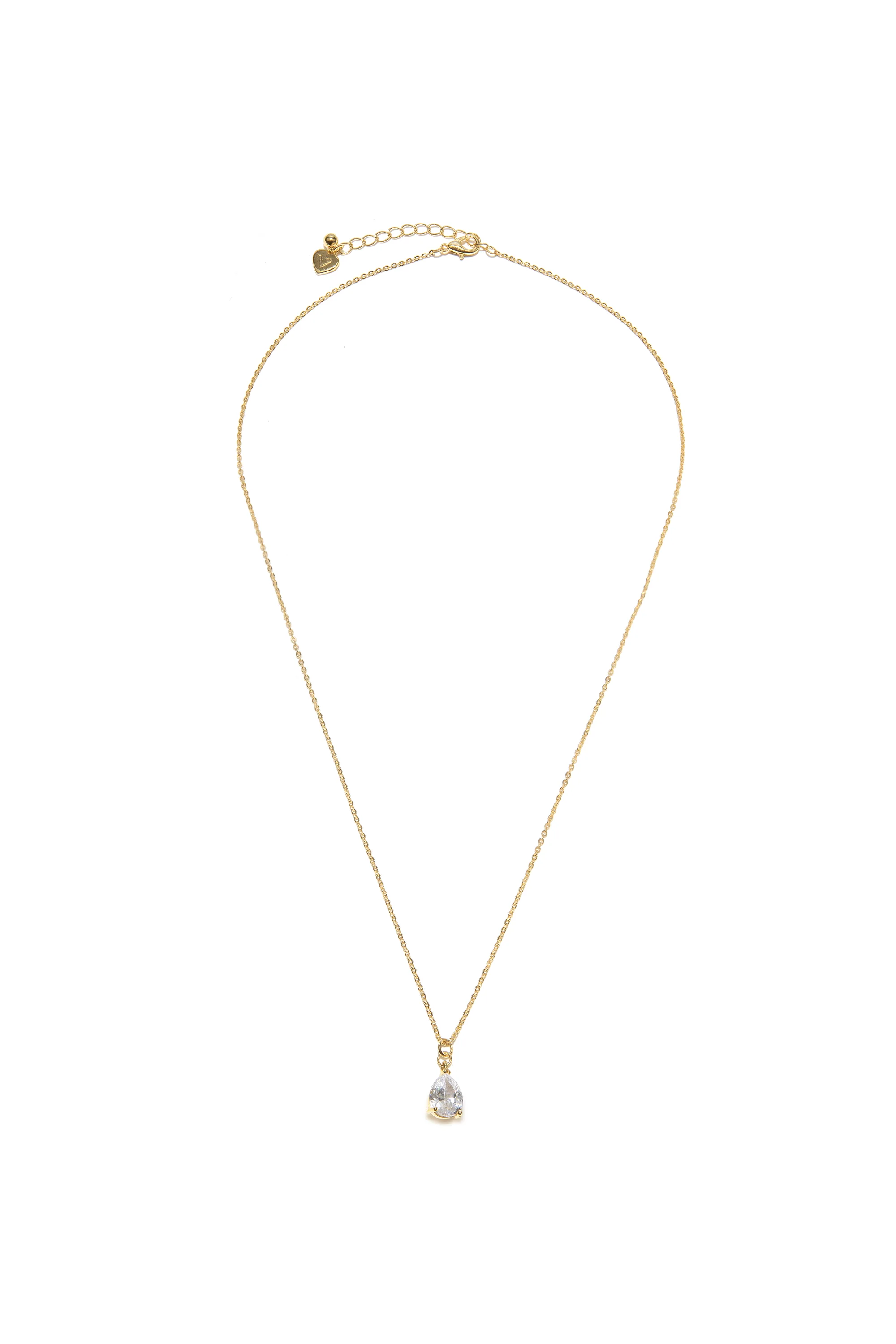COLLANA CORTA SOLITARIO GOCCIA