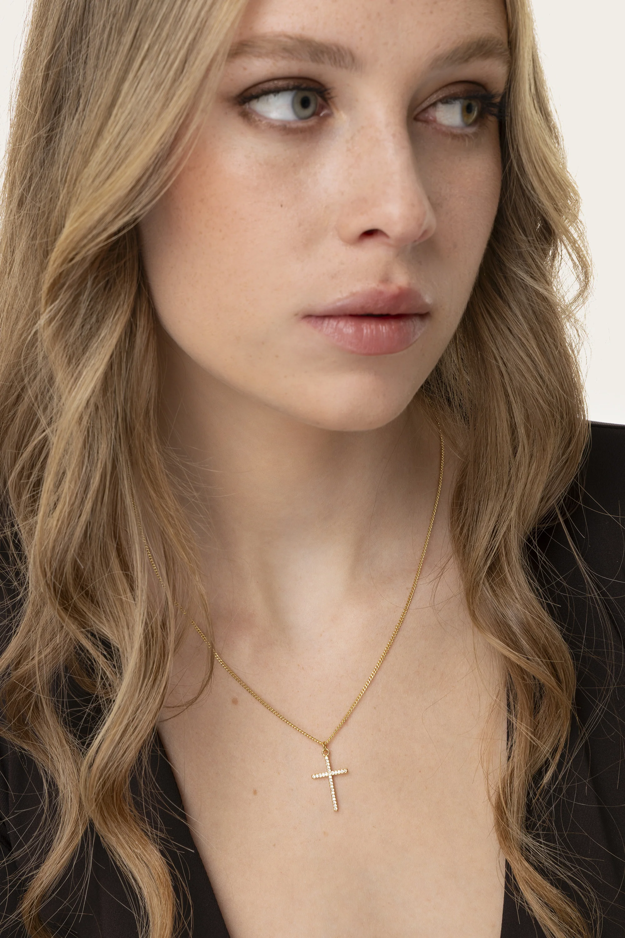 COLLANA CROCE PAVÉ - Image 4
