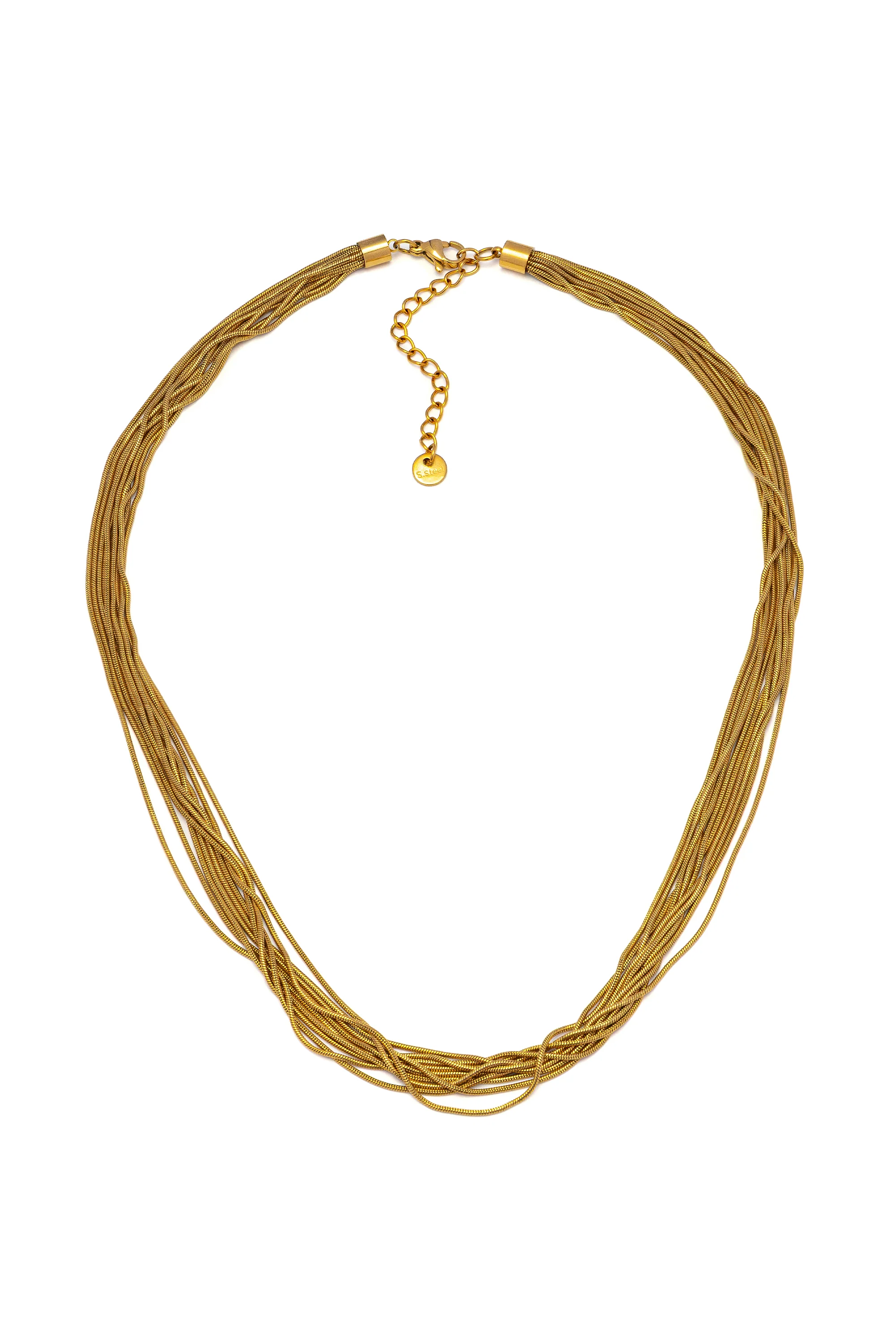 COLLANA MULTIFILO ORO