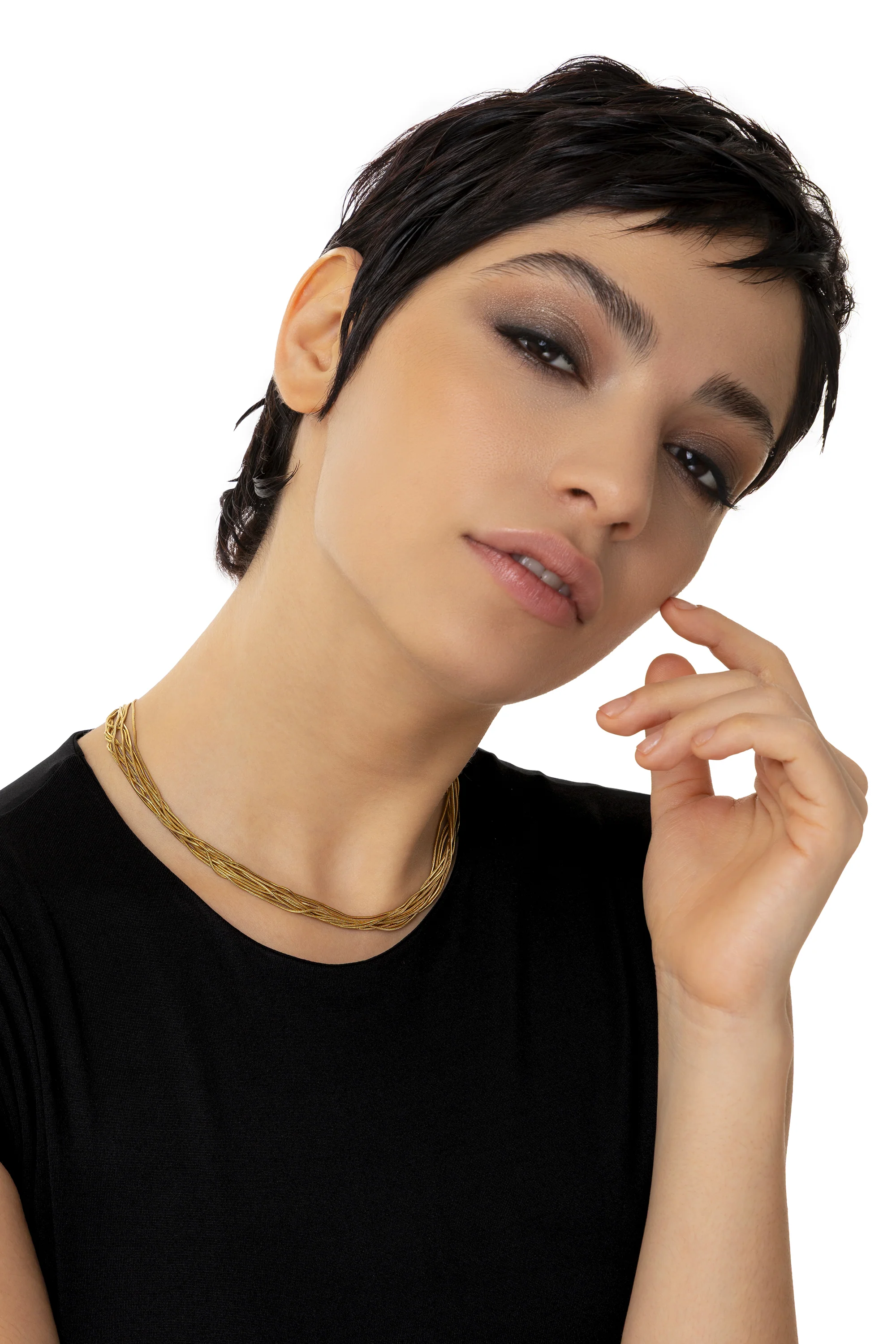 COLLANA MULTIFILO ORO - Image 2