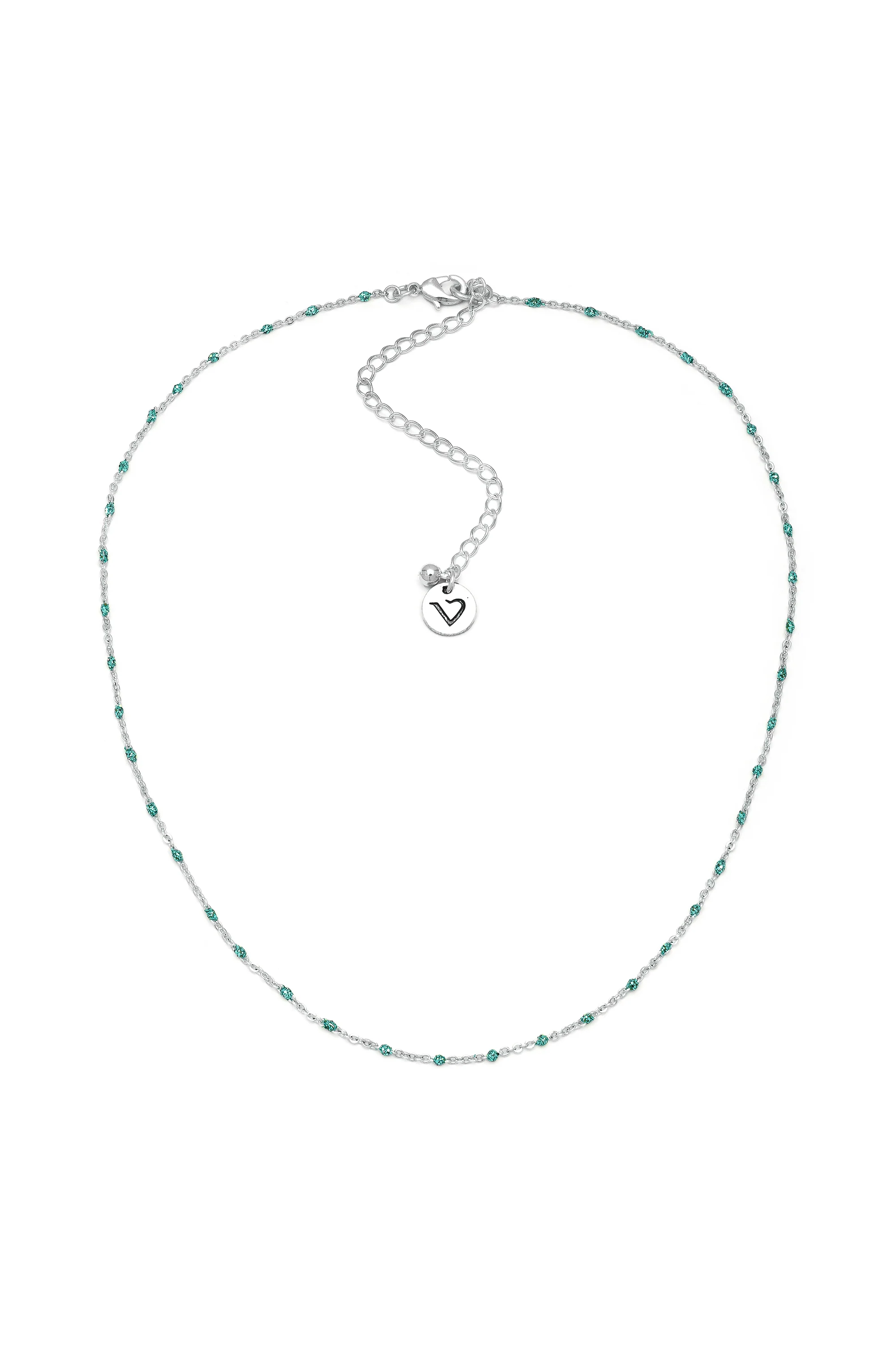 GIROCOLLO GLITTER AZZURRO