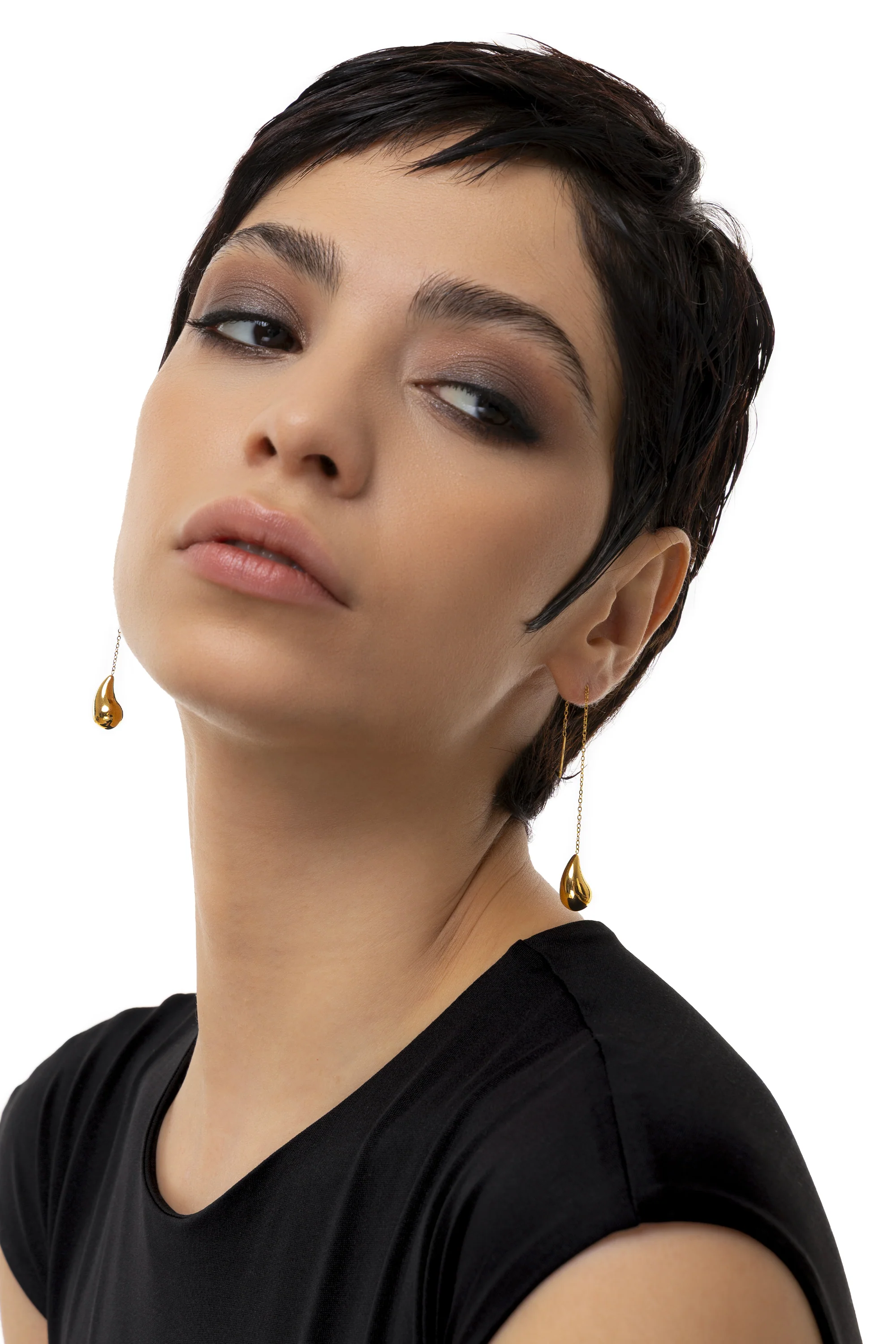 ORECCHINI PENDENTI GOCCIA - Image 3