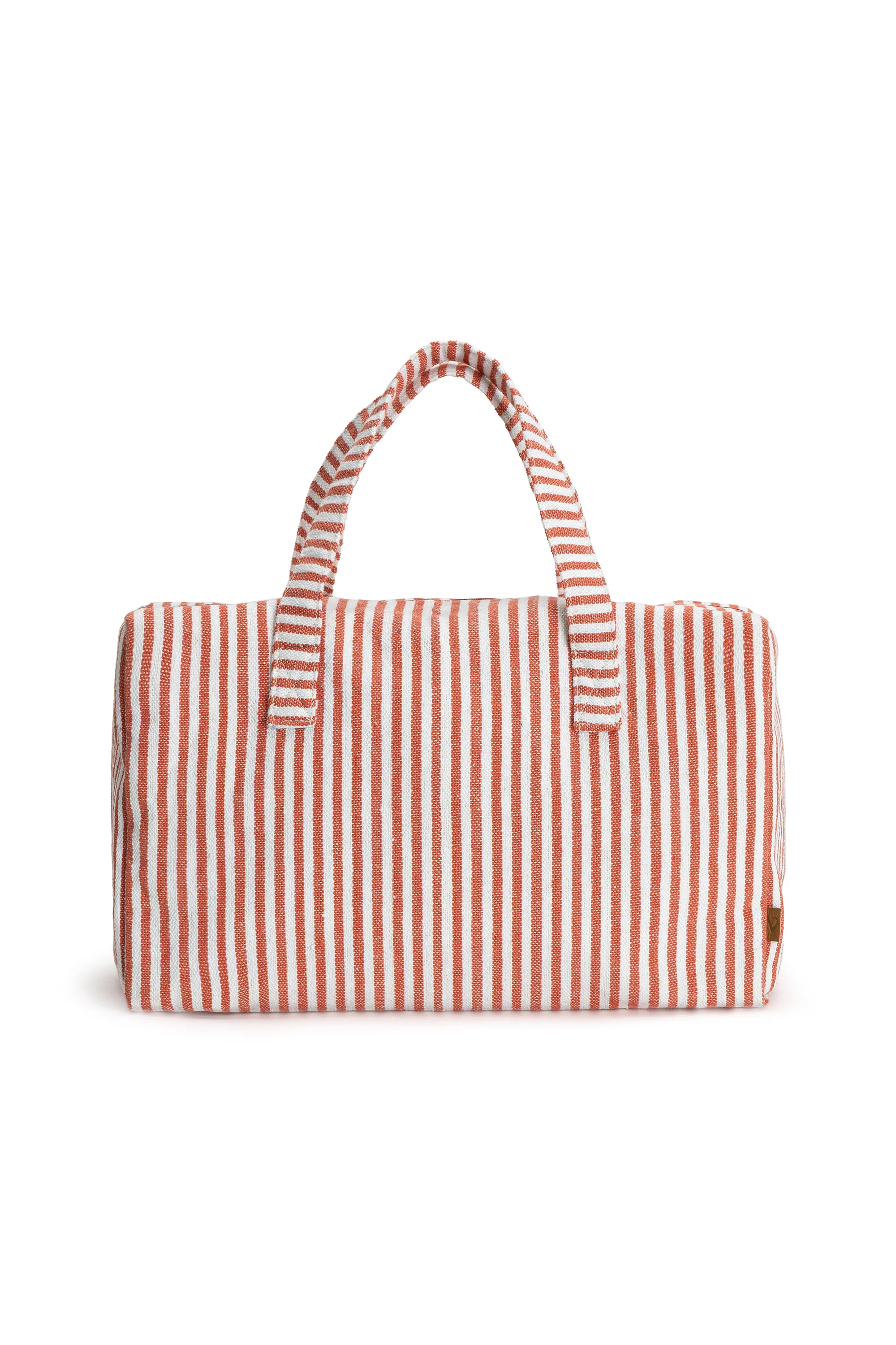 POCHETTE CON MANICI RIGHE CORALLO