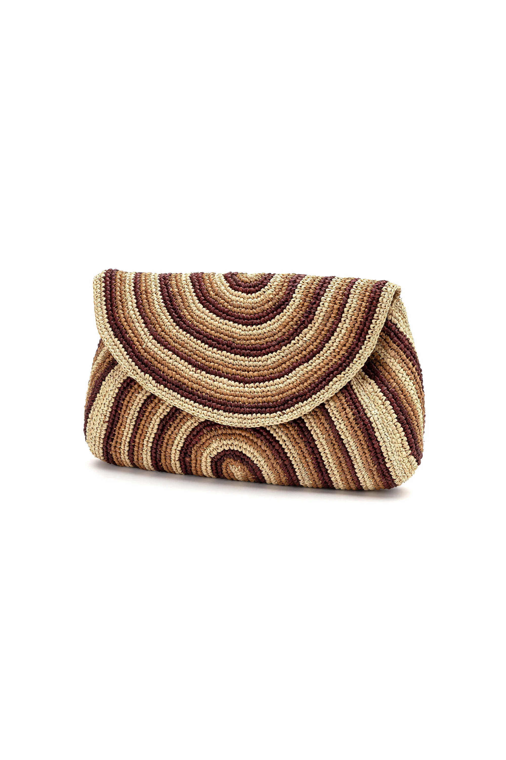 POCHETTE RAFIA MEZZALUNA